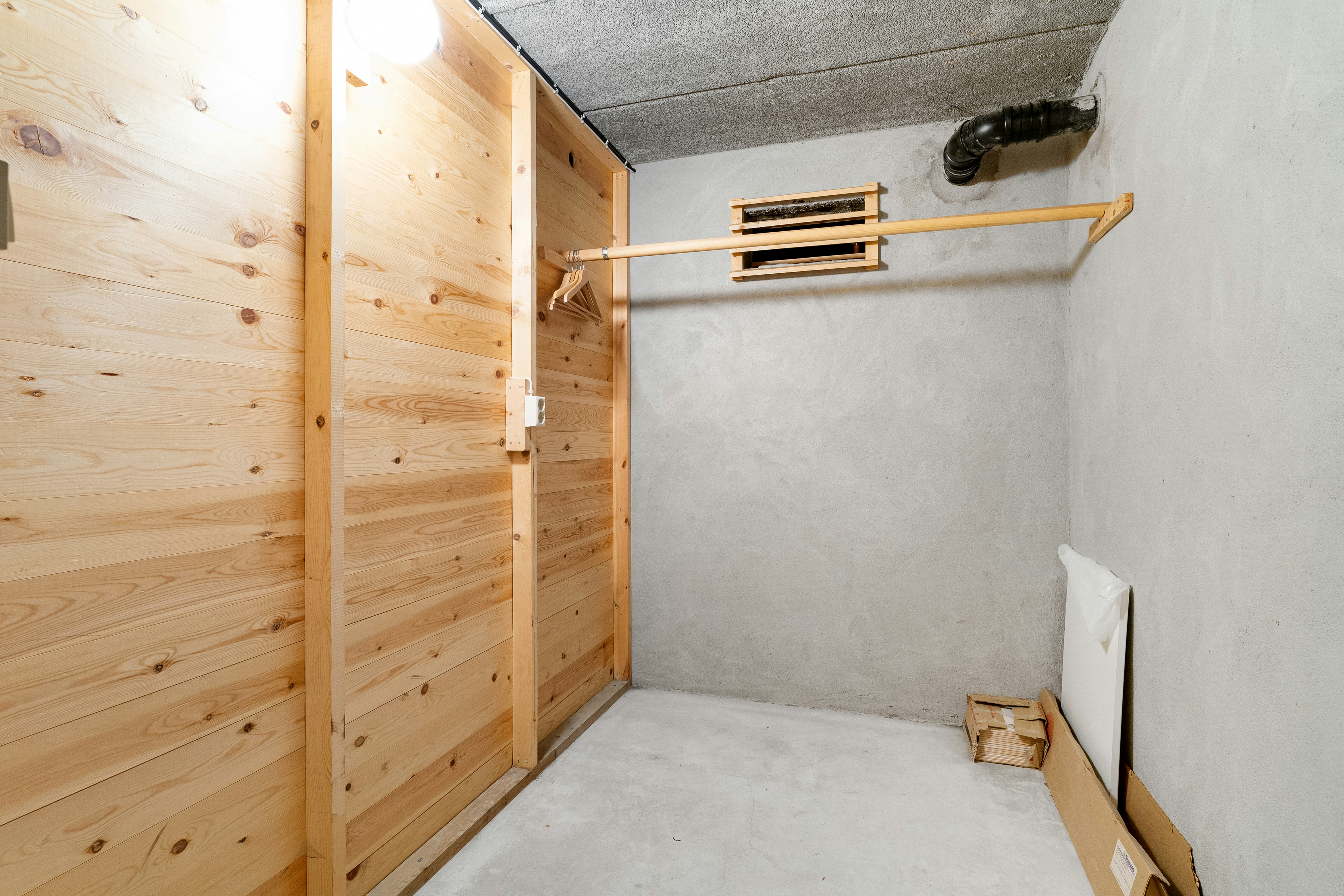 Well-organized, dust-free bedroom