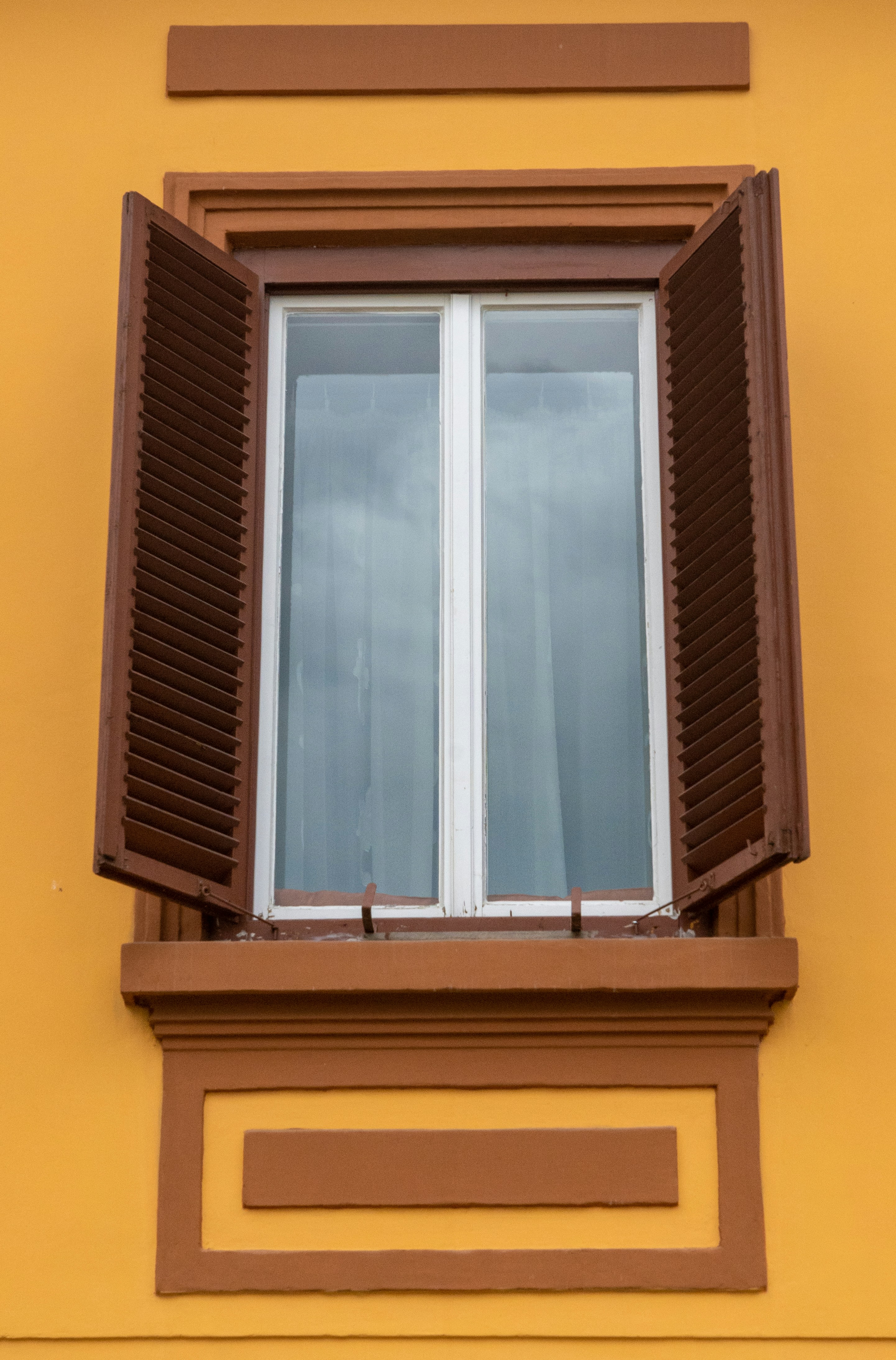 Open windows for air ventilation